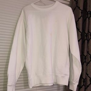 WHITE CHAMPION CREW NECK